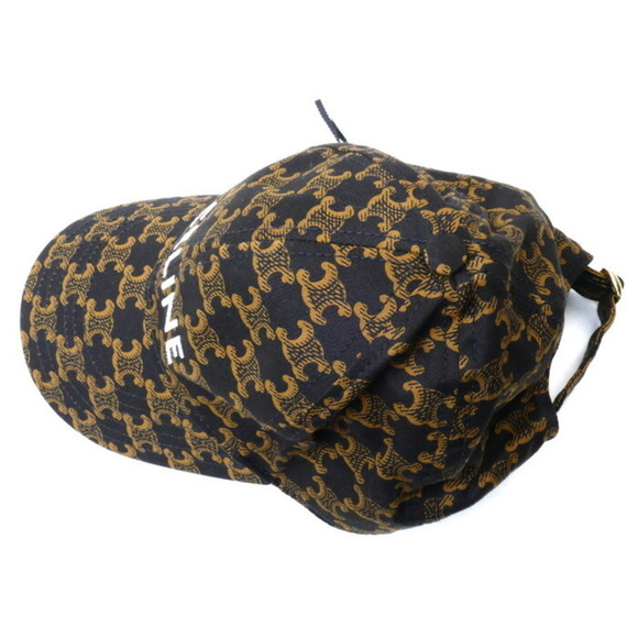 CELINE Triomphe Cap in Brown 2AUA1731O.19MA.M - Picture 4 of 6